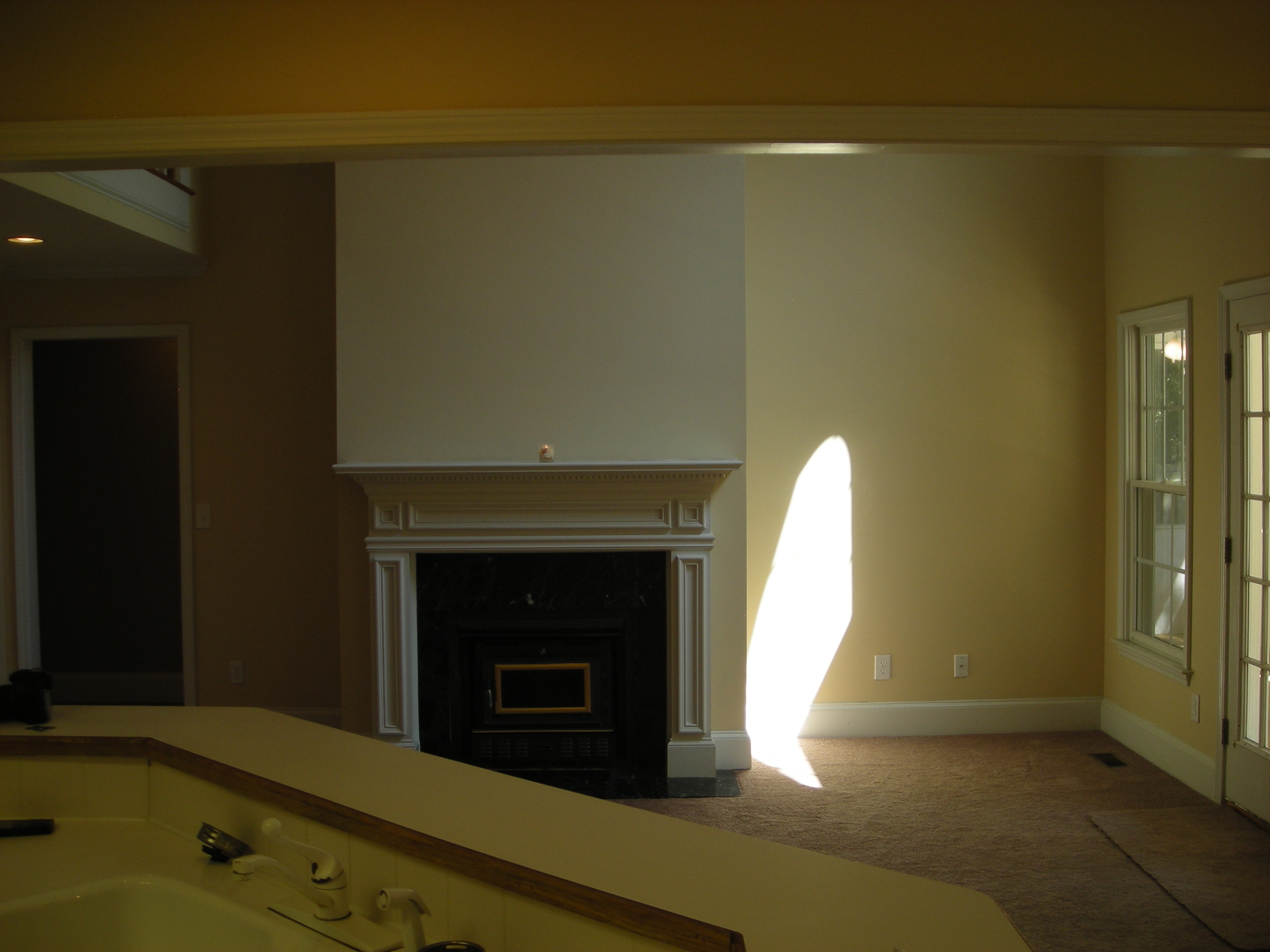 Living room from the kitchen